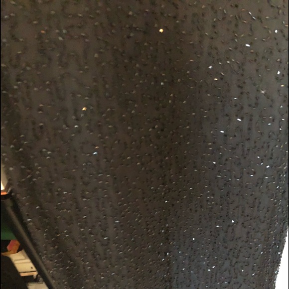Gorgeous black sequin long dress - Picture 5 of 6